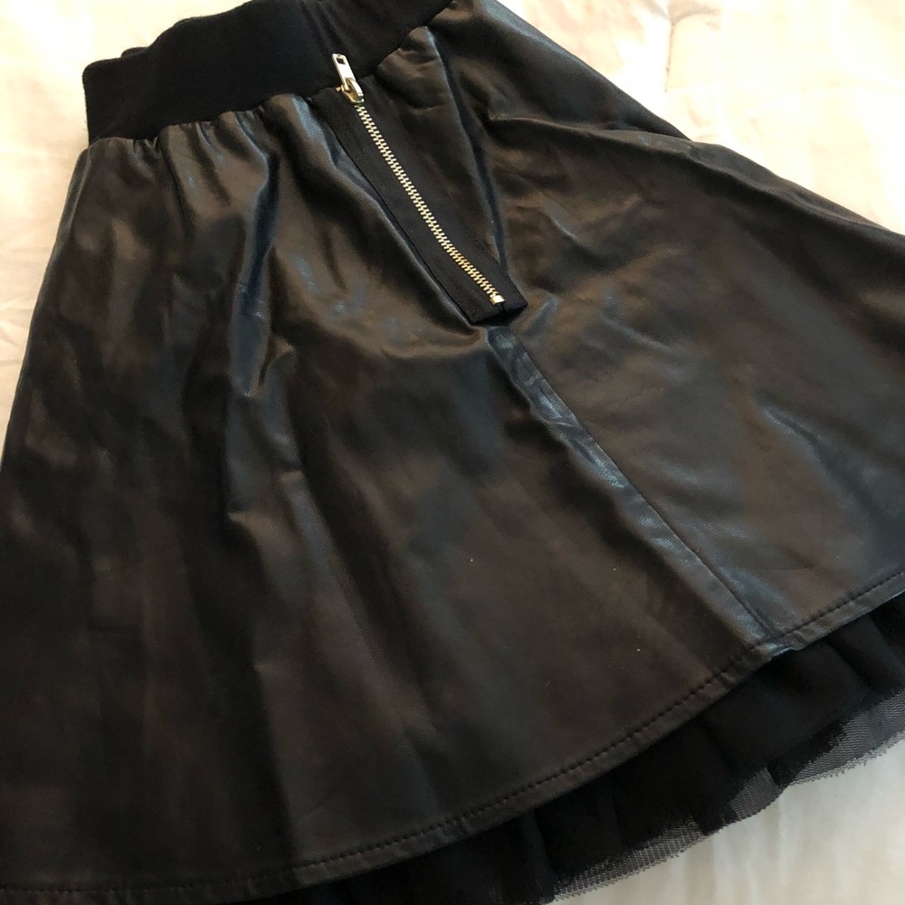 Leather skirt